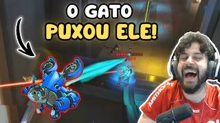 O GATO PUXOU ELE PRO BURACO! 🐱🕳️ | Overwatch