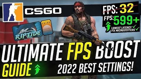 🚀Best Way to Boost CSGO FPS 🤯 | 144+FPS On Intel HD | Ultimate CSGO FPS Boost Guide-2022 #csgo
