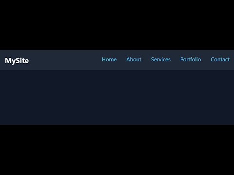 Split Hover Navbar