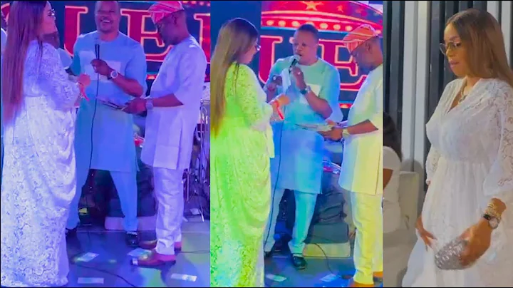 Congratulations On Ur Upcoming Wedding! Iyabo Ojo Steps On Stage To Dance With Lanre Teriba