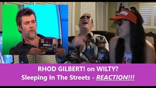 Americans React | RHOD GILBERT | Would I Lie To You? | SLEEPING IN THE STREETS OF SPAIN | Reaction