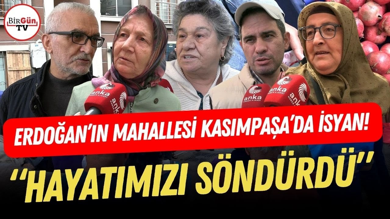 Erdoğan'ın mahallesi Kasımpaşa'da büyük isyan! 