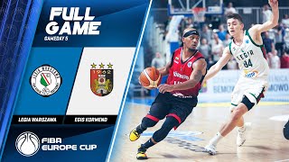 Legia Warszawa v Egis Kormend - Full Game - FIBA Europe Cup 2019