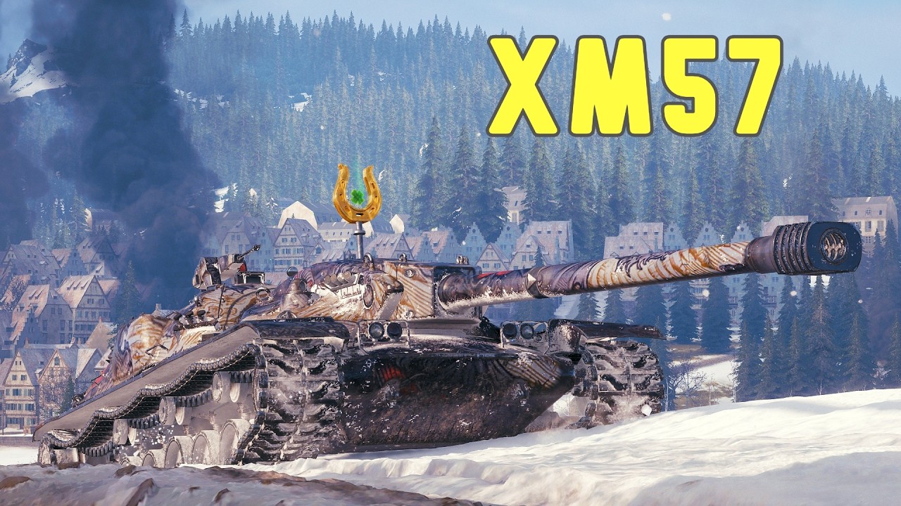 XM57 : 10,2K Damage - World of Tanks.