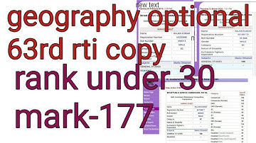 bpsc geography optional toper copy 63rd