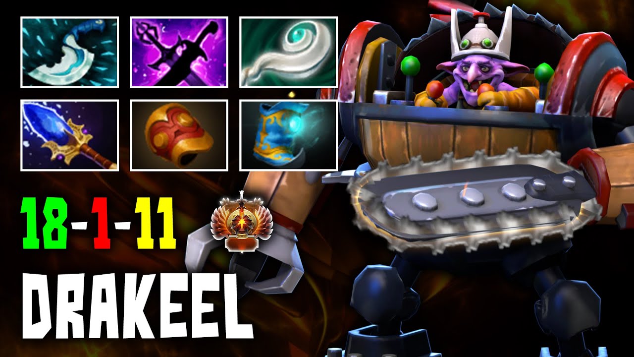 DRAKEEL - TIMBERSAW - 18/1/11 - Dota 2 Full Gameplay