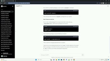 pip install in centos 8
