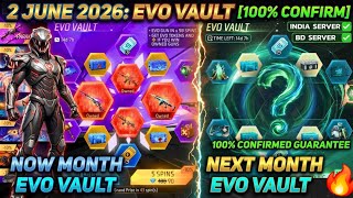 NEXT EVO VAULT KYA AYEGA| FREE FIRE 2 JUNE 2026 EVO VAULT| KAUN SA EVO GUN AYEGA EVO VAULT JUNE FF
