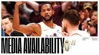 Cavs vs Pacers, Game 1 | Donovan Mitchell & Evan Mobley Media Availability | 5.4.2025