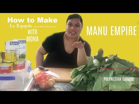 COMO FAZER: LU KAPAPULU (Corned Beef & folhas Taro) | Com Mona | Império Manu