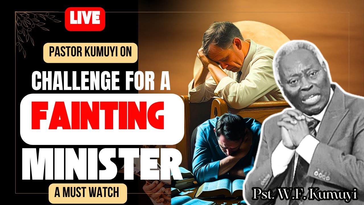 A MUST WATCH For Church Leaders || Challenge For A Fainting Minister - Pastor W.F. KUMUYI
