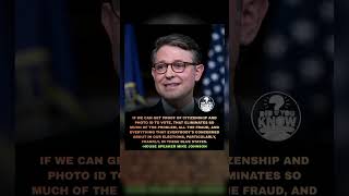 Speaker Mike Johnson’s Huge Election Law Push! 🚨 #shorts
