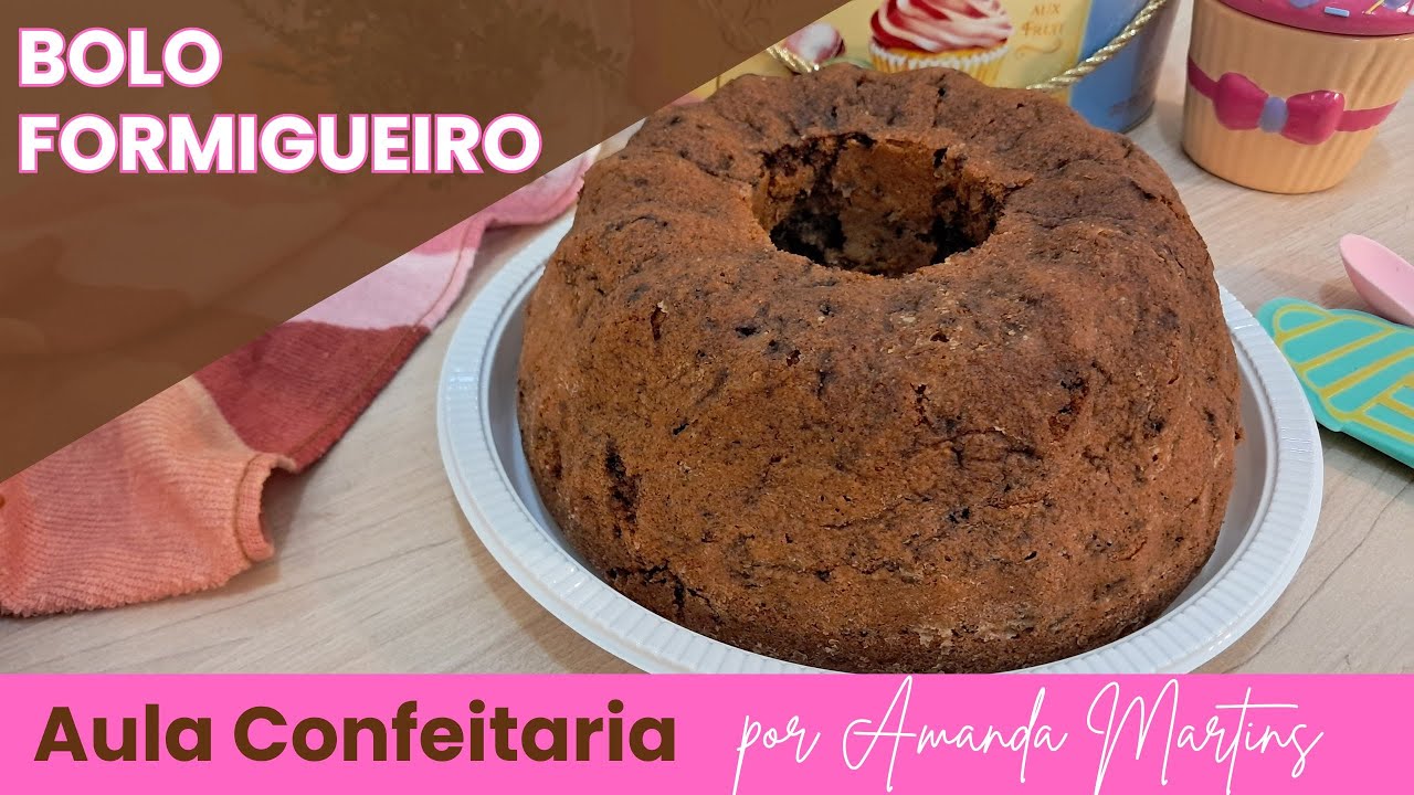 RECEITA BOLO FORMIGUEIRO – FOFINHO – DELICIOSO – MASSA AMANTEIGADA – POR AMANDA MARTINS