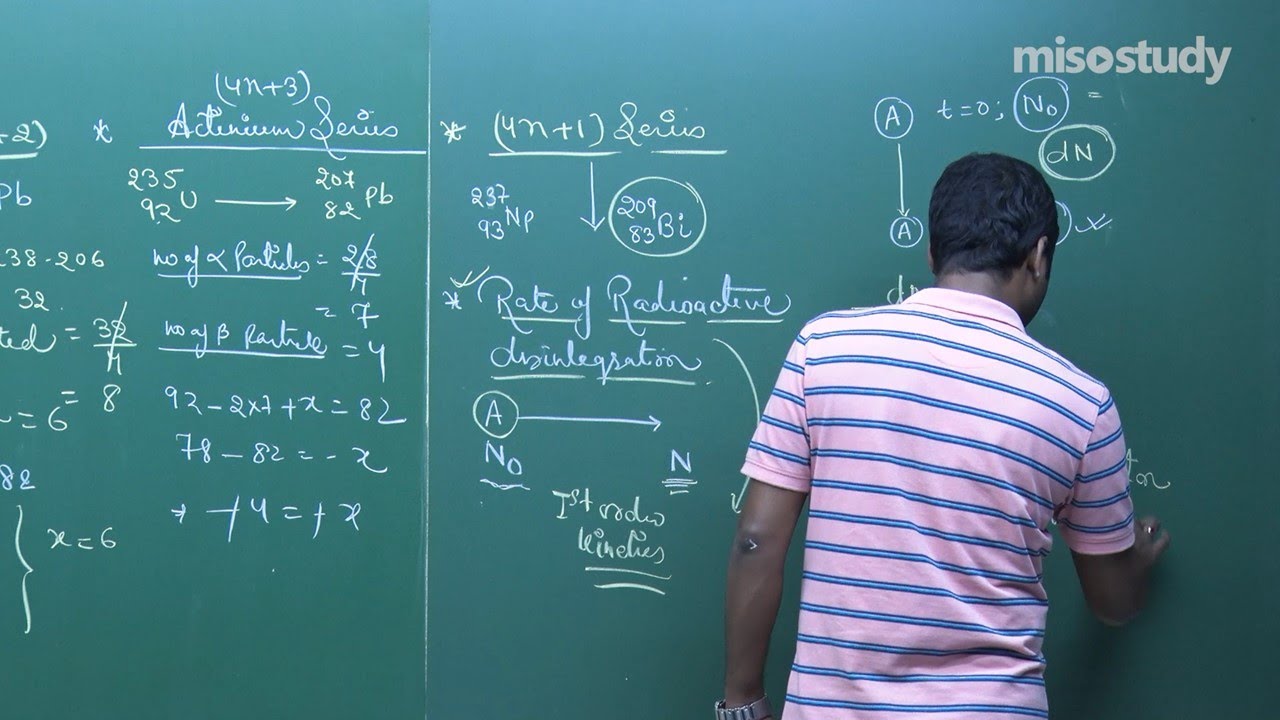 JEE Chemistry | Radio of Radioactive Disintegration | Theory | In Hindi | Misostudy