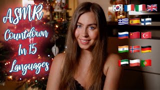 ASMR TINGLY Countdown in 15 Different Languages
