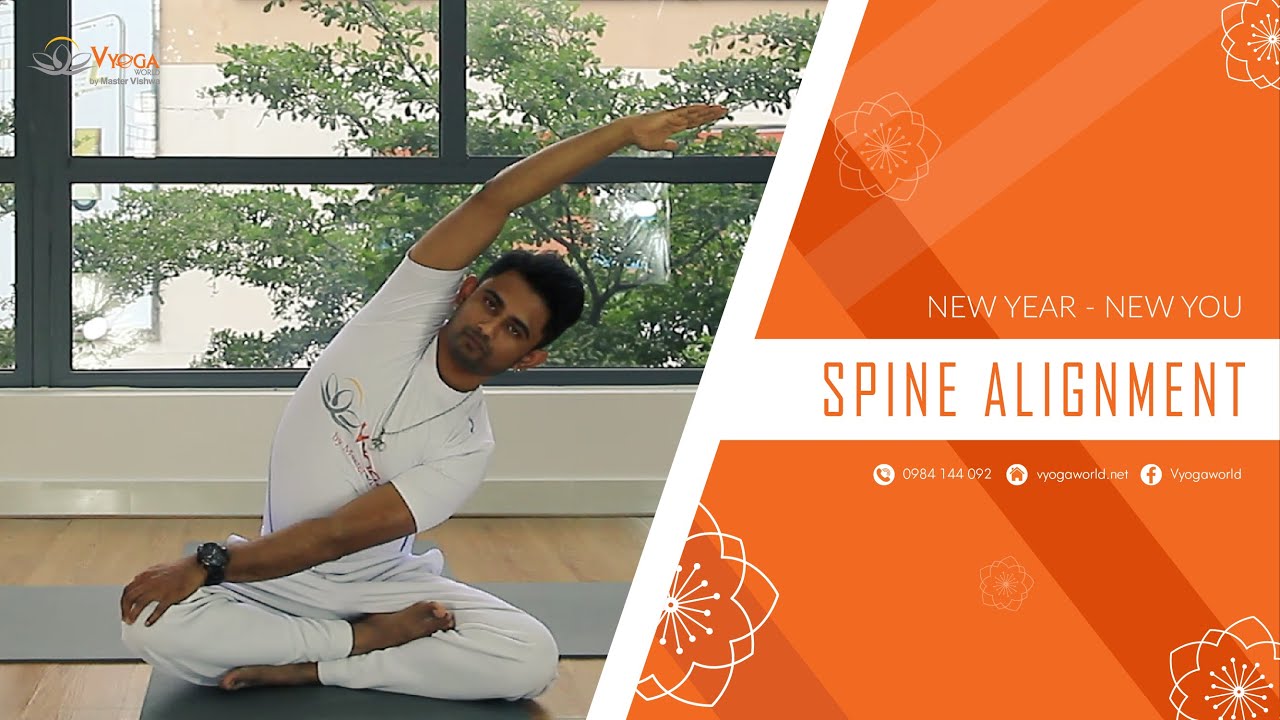 lịch học vyoga 2022 New Spine Alignment | Yoga Tại Nhà | Vyoga World