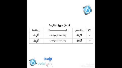 سورة القارعة برواية شعبة بن عياش للشيخ محمد مصطفى بلال