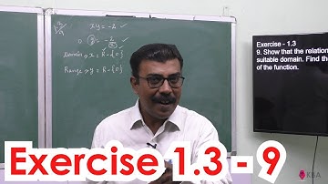 58. Maths | Sets, Relations & Functions | Exercise 1.3 - 9