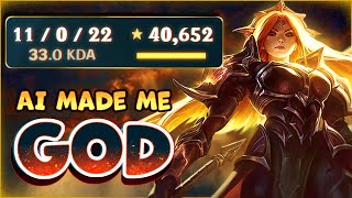 I am the TRUE IMMORTAL LEONA MID!! (AI Created the PERFECT BUILD)!