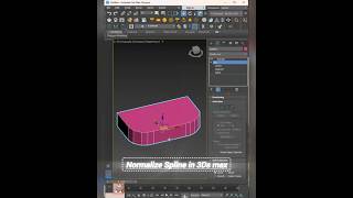 Why Normalize Spline? The Secret to Cleaner Modeling in 3ds Max #shortvideo #3dsmax #3dmodeling