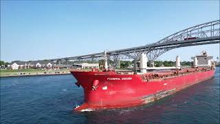 FEDERAL SAKURA - Downbound Port Huron, Michigan 6-14-2025