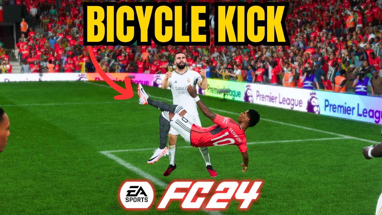 FC 24 How to Bicycle Kick in EA Sports FC 24 Flair Shot fc24 YouTube