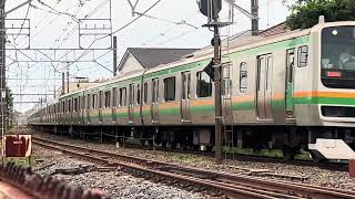 JR宇都宮線539M列車減速通過