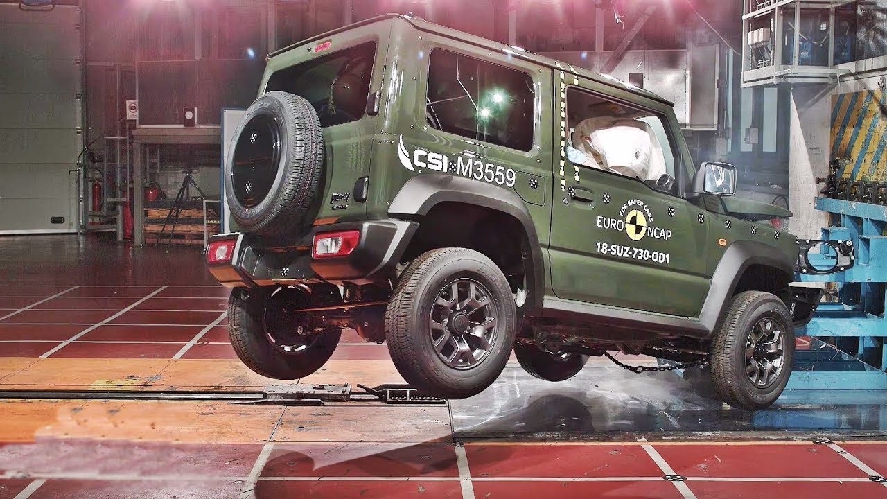 Suzuki Jimny 2023 Crash Test How many STARS It Got? Safety Rating YouTube