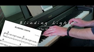 Blinding Lights (@TheWeeknd) [Piano Cover + Sheet Music] - Carmine De Martino