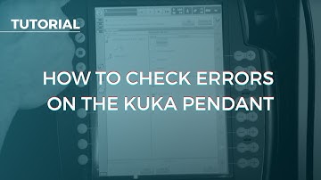 How to Check Errors on the Kuka Pendant