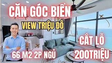 CẮT LỖ 200TRIỆU CĂN GÓC TRỰC DIỆN BIỂN - VIEW TRIỆU ĐÔ 2P NGỦ CẠNH BÃI TẮM