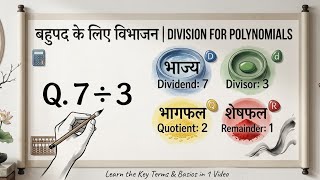  No 12Division for Polynomials (बहुपद का विभाजन 