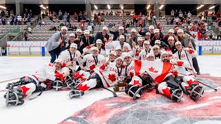 Highlights from Canada vs. United States in the 2024 World Para Hockey Championship gold medal game