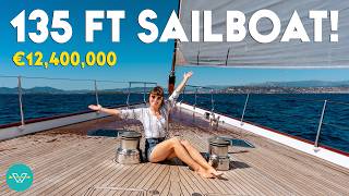 SAILING ON A 135FOOT SUPERYACHT (+full tour)