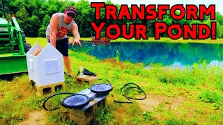 DIY Pond Aeration  One Acre Pond Aerator