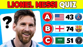 NEW MESSI Quiz! How Well Do You Know LIONEL MESSI : Quiz GOAT MESSI (UPDATED) Quiz MESSI ❓⚽