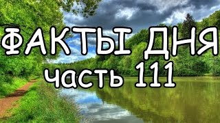 ФАКТЫ ДНЯ. Интересная информация для Вашего ума (Часть 111)