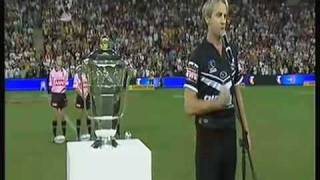 New Zealand National Anthem performed by Geoff Sewell at Rugby League World Cup 2008