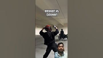 The EXTROVERT is truly scary#biker#biketok #bikerboys #extrovert #introvert #bikers