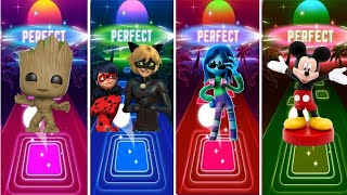 groot vs ladybug and cat noir vs ruby gilman vs Mickey mouse  Who Will win