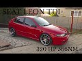 Project car  seat leon tdi arl 150hp  tuning 320hp 566nm   vory tdi