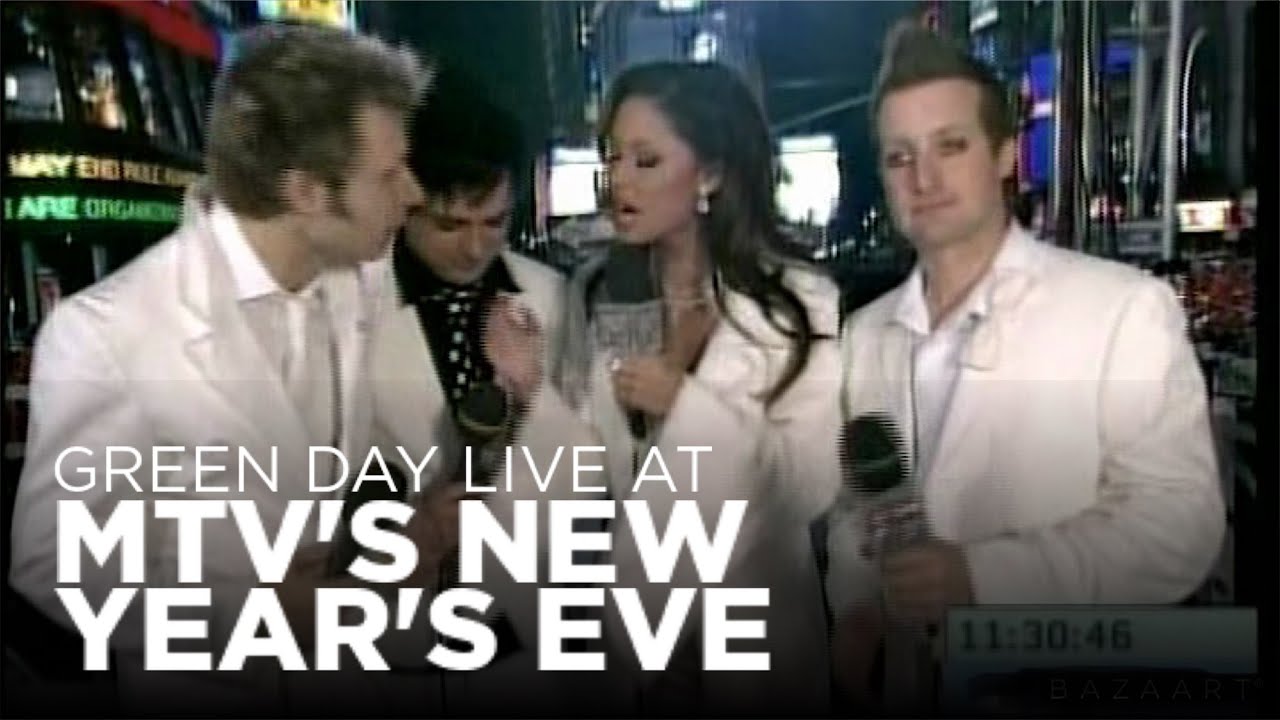 Green Day Live on MTV New Year's Eve, MTV Studios, New York, NY, USA