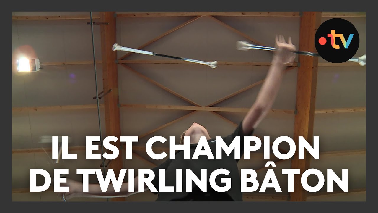 Noa, jeune champion de twirling bâton