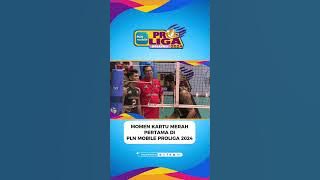 Momen yang paling dicarin Voli Mania, Kartu kuning dan merah pertama di PLN Mobile Proliga 2024 🥵