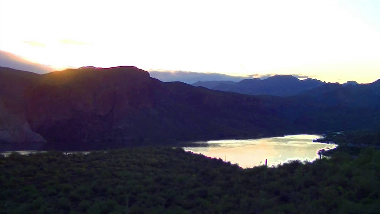 Sunrise near Canyon Lake, AZ YouTube