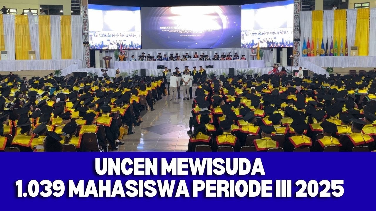 UNCEN MEWISUDA 1.039 MAHASISWA PERIODE III 2025
