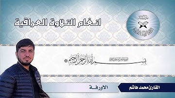 القارئ محمد هاشم عسكر..مقام الأورفة