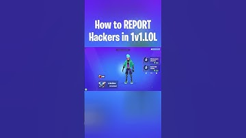 How to REPORT Hackers in 1v1.LOL #shorts
