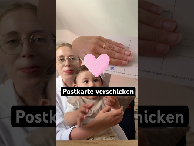Wir schicken eine Postkarte an Jeong #livinginkorea #lebeninkorea #baby #südkorea #postkarte