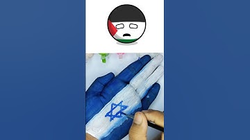 Wrong ❌ Israel 🇮🇱 VS Right Palestine 🇵🇸 support countries flag drawing #palestine #art #shorts